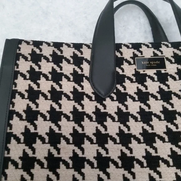 Kate Spade Houndstooth Tote - Picture 3 of 10